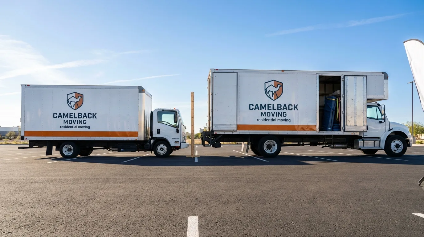 Moving truck size capacity guide in Williston